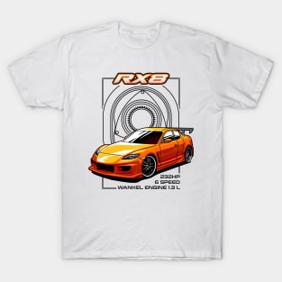 MAZDA RX 8 ORANGE T-Shirt